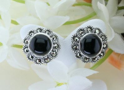Silver Marcasite Earring